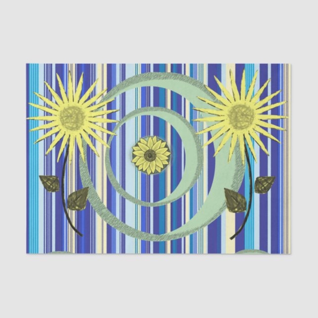 Tissue Paper Stripe Circular (Front)