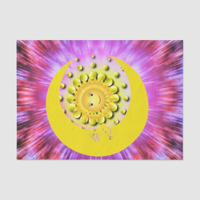 Tissue Paper Sun Moon (Front)