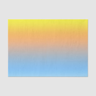 Tissue Paper Sunset Beach Colours