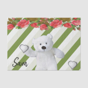 Tissue Paper Teddy Bear