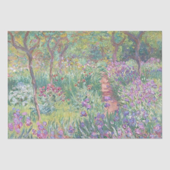 TISSUE PAPER : THE ARTISTS GARDEN, GIVERNY : MONET (Front)