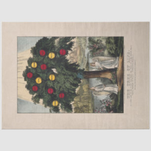 TISSUE PAPER : THE TREE OF LIFE : BAKEWELL : 1870