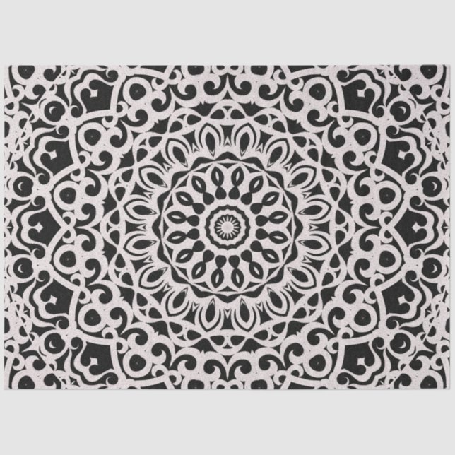 Tissue Paper Tribal Mandala G385 (Front)