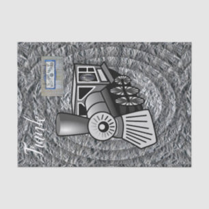 Tissue Paper Vintage Train