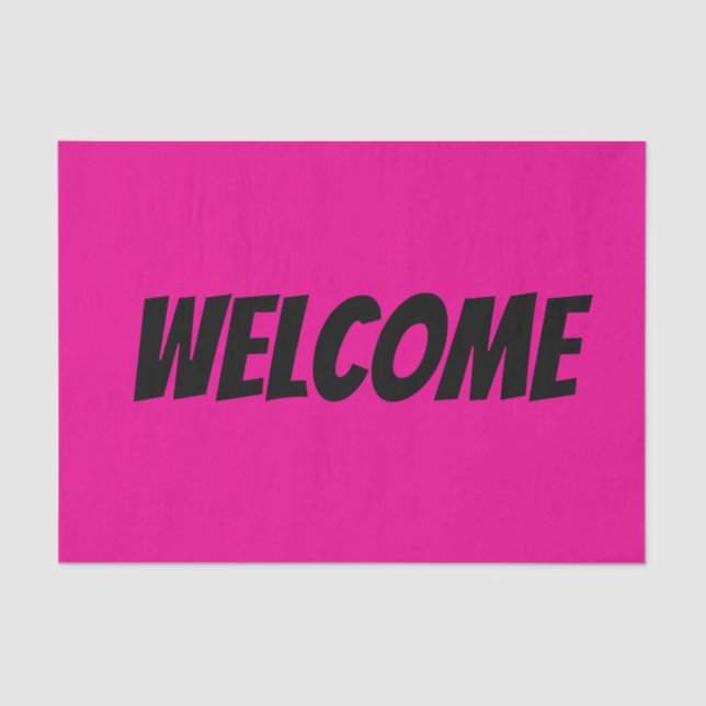 Tissue Paper welcome  (Front)