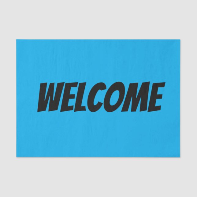 Tissue Paper welcome  (Front)