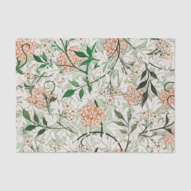 TISSUE PAPER : WILLIAM MORRIS: JASMINE  (Front)