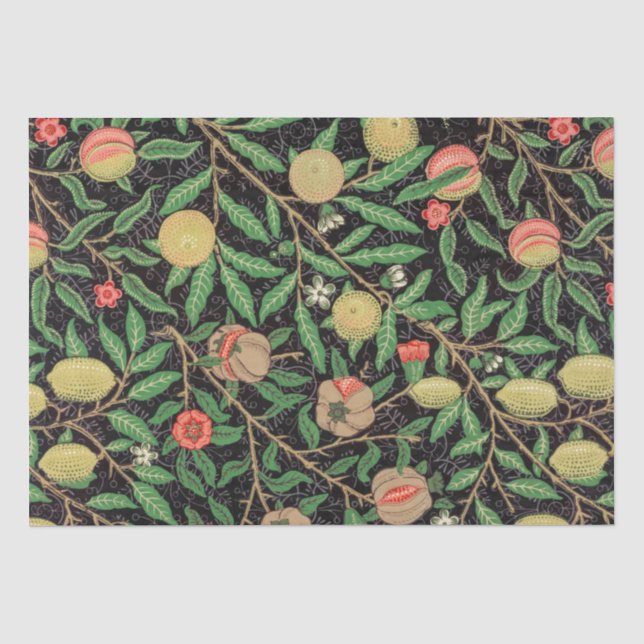 TISSUE PAPER : WILLIAM MORRIS : POMEGRANATE (Front)