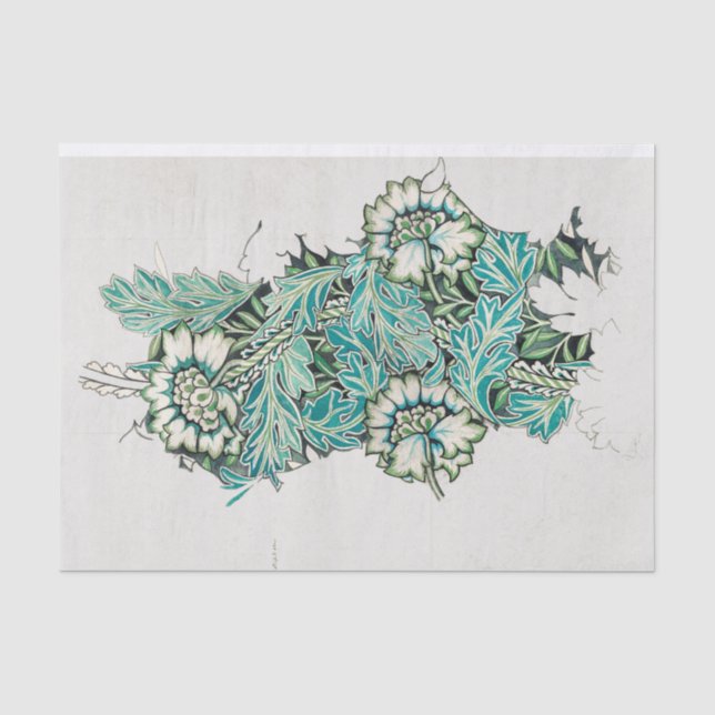 TISSUE PAPER : WILLIAM MORRIS: TULIPS (Front)