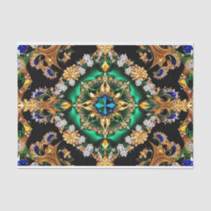 Tissue paper with Brazilian colours design