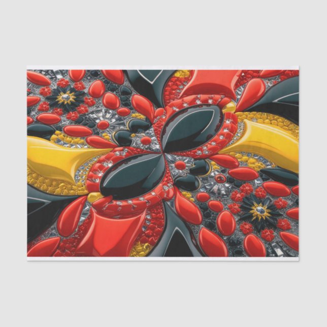 Tissue paper with Germany colours design (Front)