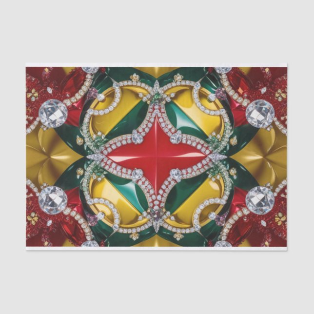 Tissue paper with Los Angeles colours design (Front)