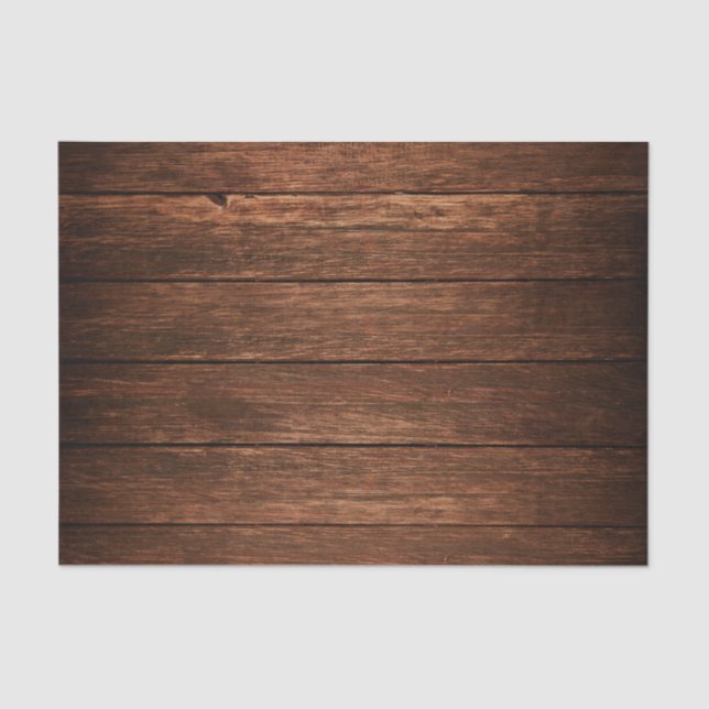 Tissue Paper Wrapping Barn Wood Country Rustic (Front)