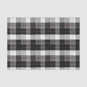 Tissue Paper Wrapping XMAS Truck Buffalo Plaid Bla