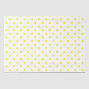 Tissue Paper/Yellow Polka Dots Paper