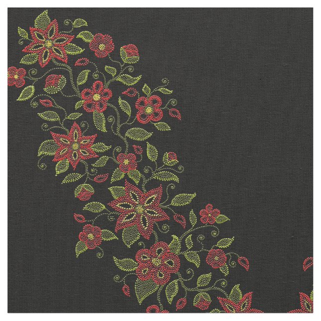 Tissus perlants indigènes d'art de tissu d'art de (Fermer)