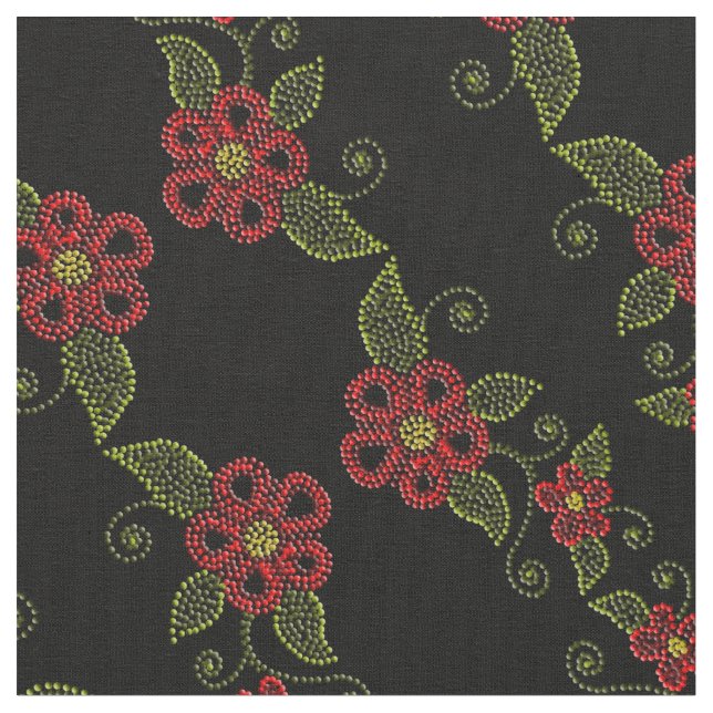 Tissus perlants indigènes d'art de tissu d'art de (Fermer)