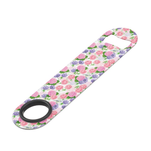 Tit bird and flowers bar key (Front Angled)