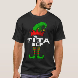 TITA Elf Family Christmas Group Matching PJ T-Shirt