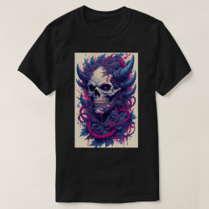 Titan Attack Japanese Anime Skull Reaper Gothic 01 T-Shirt