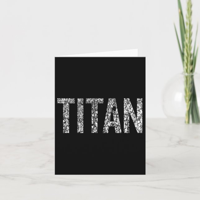 Titan  card (Front)