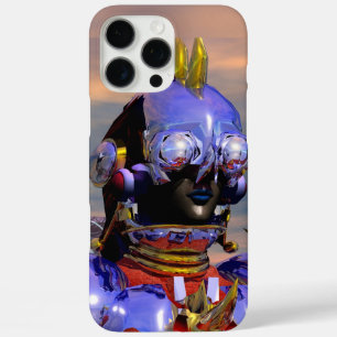 TITAN CYBORG PORTRAIT Blue Science Fiction ,Scifi iPhone 16 Pro Max Case