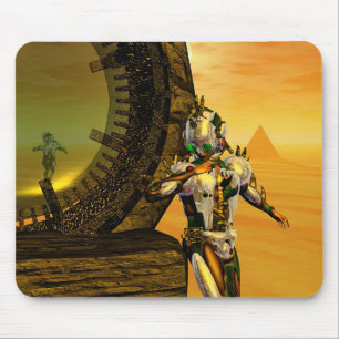 TITAN IN THE DESERT OF HYPERION MOUSE PAD