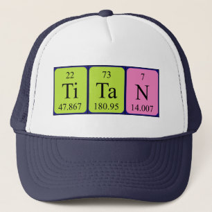 Titan periodic table name hat