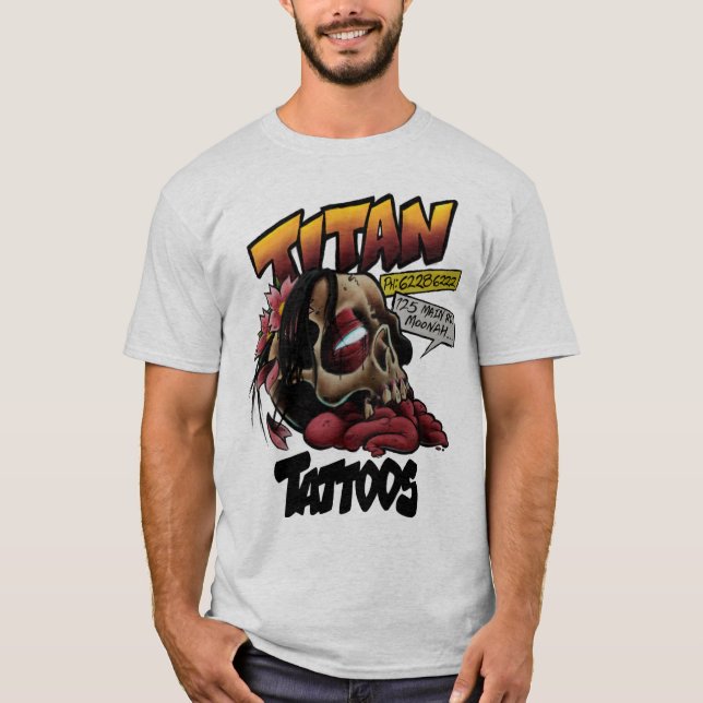 Titan T Shirt White (Front)