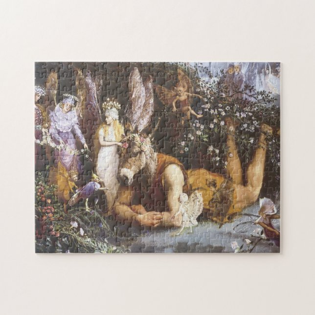 Titania and Bottom, Midsummer Night's Dream  Jigsaw Puzzle (Horizontal)