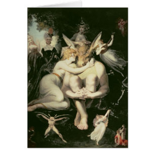 Titania Awakes, Surrounded by Attendant