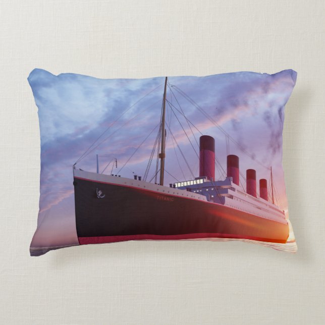 Titanic Accent Pillow (Front)