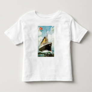 Titanic at Sea Toddler Ringer T T-shirt