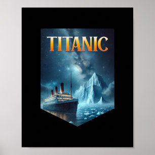 Titanic Cruise Ship Iceberg 1912 Rms Voyage Men Wo Poster