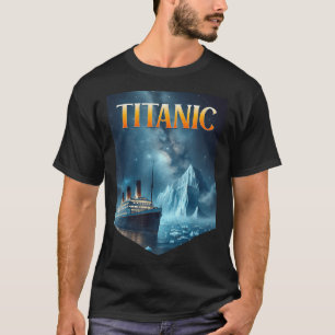 Titanic Cruise Ship Iceberg 1912 Rms Voyage Men Wo T-Shirt