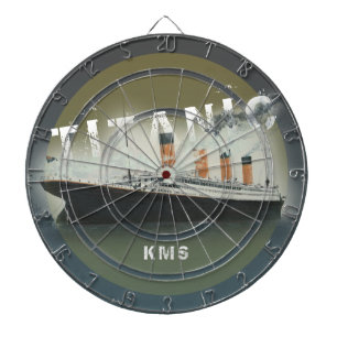 Titanic Custom Monogram Dartboard