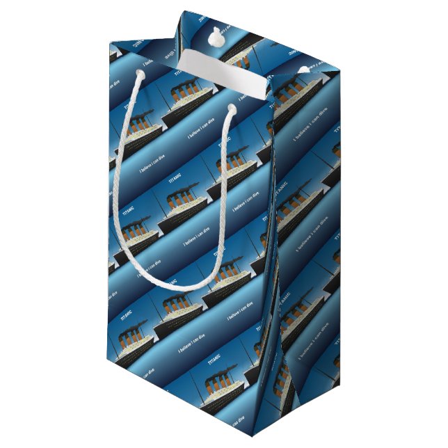 titanic divine small gift bag (Front Angled)