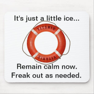 Titanic Joke Mouse Pad
