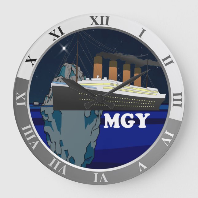 Titanic Large Clock (Front)