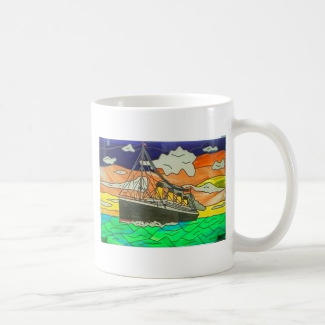 Titanic 'lest we forget' coffee mug (Right)