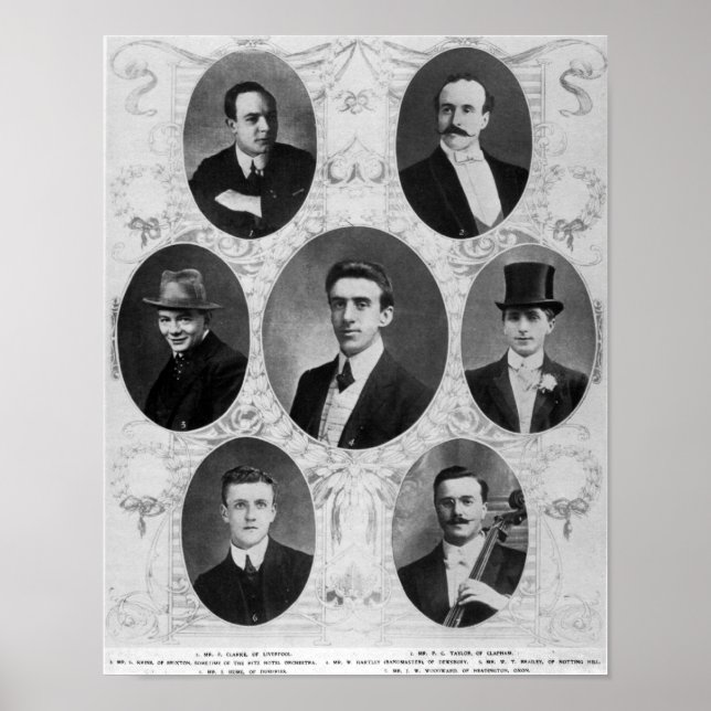 Titanic Musicians Poster (Front)
