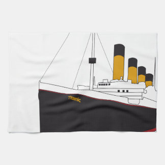 titanic original kitchen towel