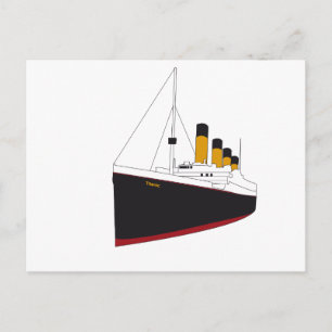 titanic original postcard