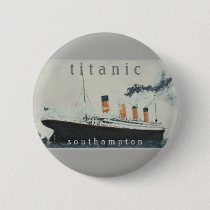 TITANIC Party Vintage White Star Line Ship 2 Inch Round Button