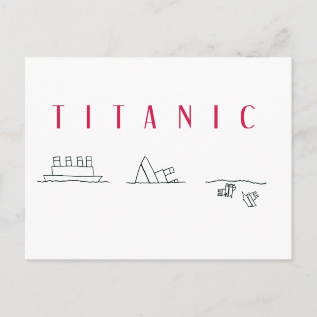 Titanic Postcard (Front)