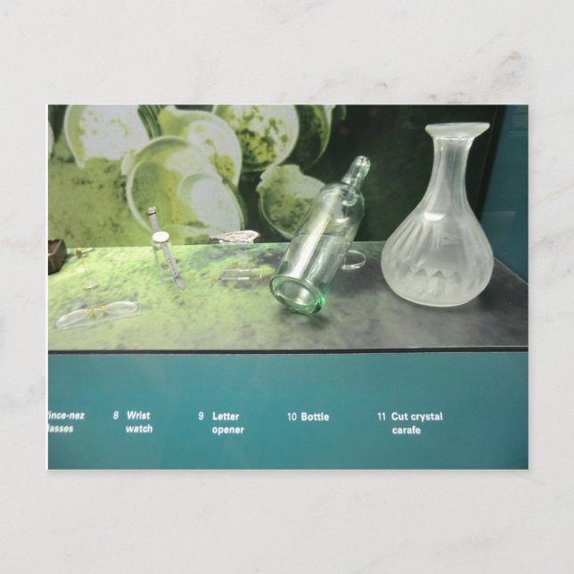 Titanic Salvaged Items Postcard (Front)