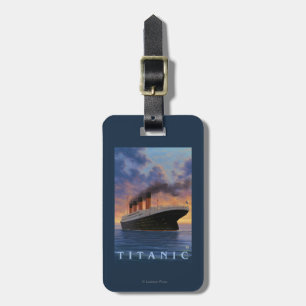 Titanic SceneWhite Star Line Luggage Tag