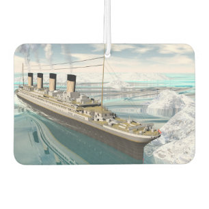 Titanic ship - 3D render Air Freshener
