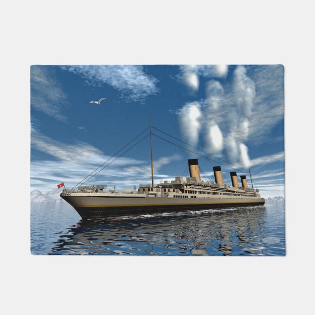 Titanic ship - 3D render.j Doormat (Front)