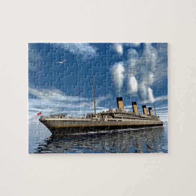Titanic ship - 3D render.j Jigsaw Puzzle (Horizontal)